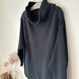 Free People oversized cowl neck sweater
